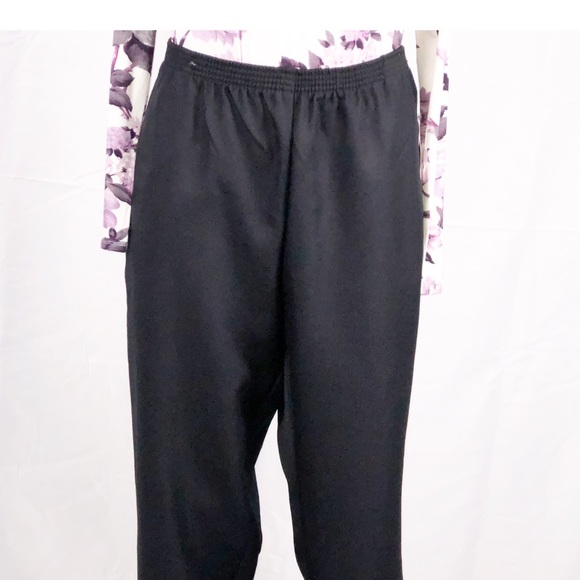 Karen Scott Black Comfort Waist Pull On Pants Sz1X - Picture 3 of 11